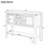 Keyania Coffee Console Table with Four Small Drawers and Bottom Shelf-94995385
