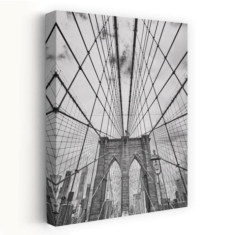 Impression d'art mural de Brooklyn Bridge, H 36 po x l 24 po