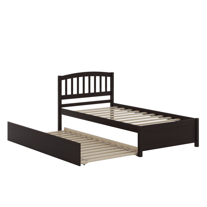 Platform Bed With Trundle, Espresso