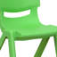 Chaise d'école en plastique empilable avec siège en H 12 po-2142829107-2132751942