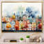«Popart Cityscape Urban Fog II - City Buildings», art encadré-1626279896-1626279890