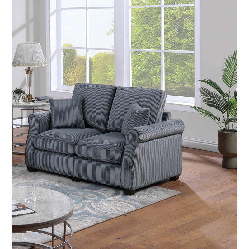 Ensemble de canapé 2 pièces Classic Living, Gris foncé