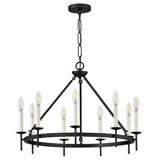 Copley 9 - Light Steel Chandelier