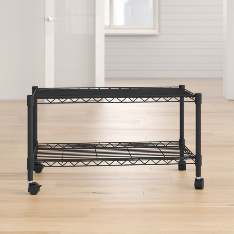 Chariot utilitaire en acier à 2 niveaux