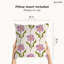 Coussin décoratif intérieur / extérieur Retro Floral Tile
