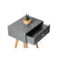 Shultz 40cm W Manufactured Wood Bedside Table