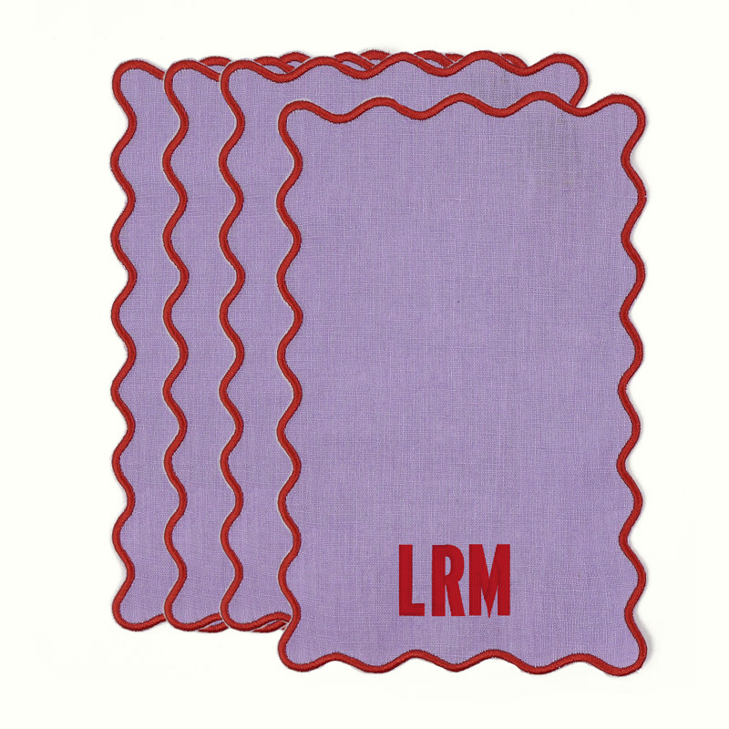 The Vivienne Rectangle Cocktail Napkins