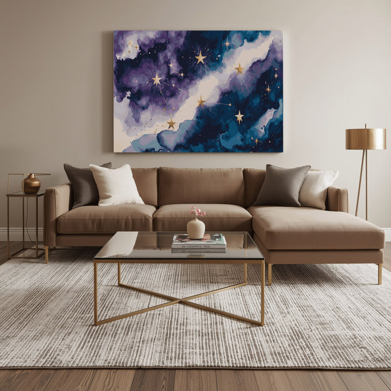 Art mural sur toile Space Cassiopeia, H 8 po x l 10 po