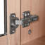 Armoire de rangement de 67,57 po de hauteur avec portes en verre trempé, tablettes réglables et tiroir - tour à linge autoportante moderne, conception à fermeture en douceur-1436644201