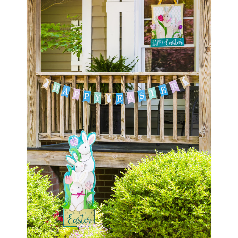 Jeu de jardin lapin trio