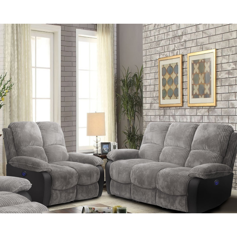 Neina 3 - Piece Living Room Set, Grey