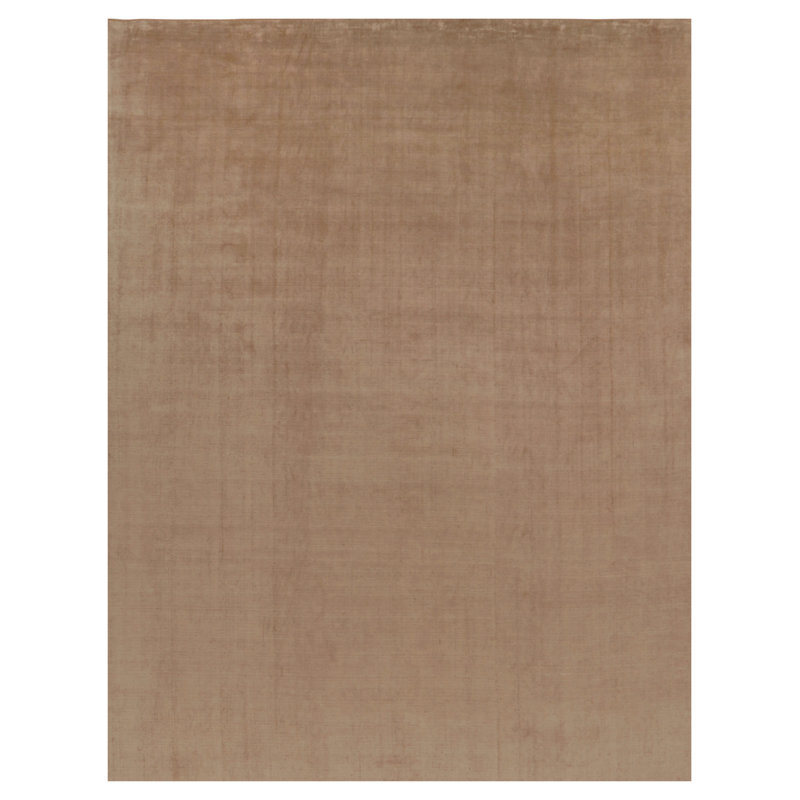 Textural Handmade Kilim Silk Area Rug