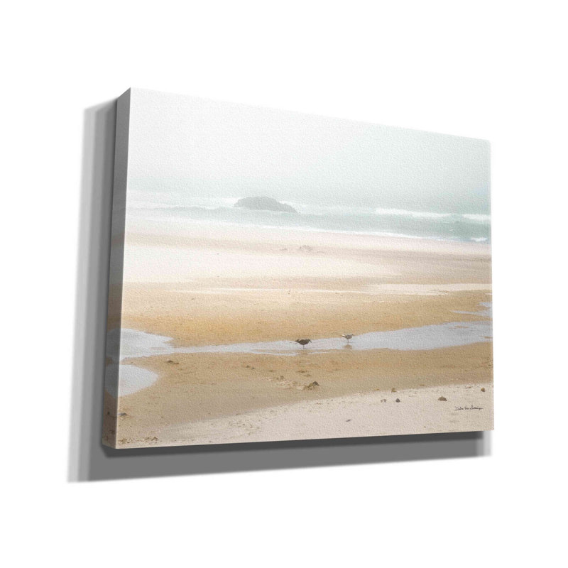 Rosecliff Heights «Cold Beach I» par Debra Van Swearingen, art mural sur toile, H 26 po x l 34 po x P 1,5 po