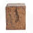 Stump Shape MGO Side Table, Weather-Resistant and Eco-Friendly for Indoor and Outdoor Use
