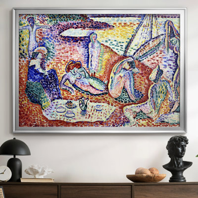 Luxe, Calme et Volupté (Alternate Saturated Version)-Henri Matisse-Framed Gallery Wrapped Canvas-1904