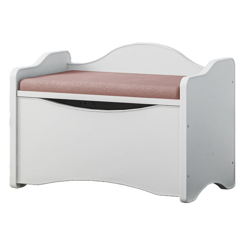 Anastacio Marlow Home Co. Massivholzkiste, Grey/Brown/Blue