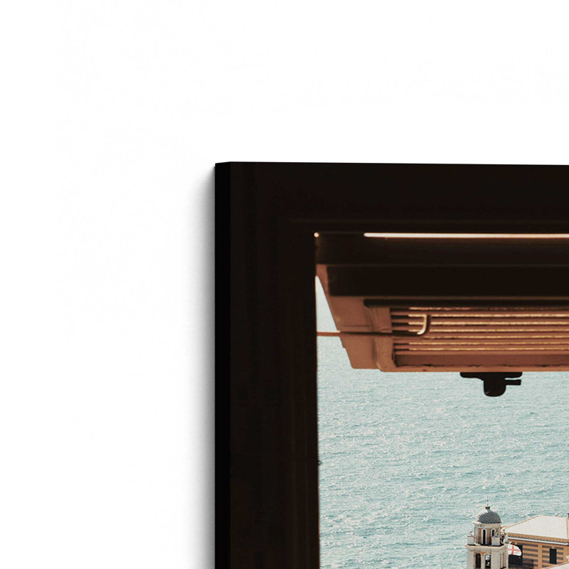 Window to the Sea Rolled Canvas Print, 72" H x 48" W x 1.25" D, Stretched Canvas