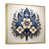 Toile avec cadre flottant or
