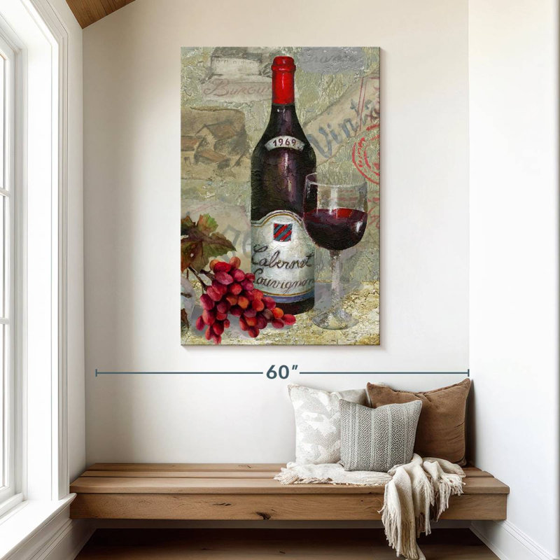 Yarlin Cabernet Sauvignon, 48" H x 32" W