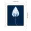 Reproduction d'art encadrée en bois «Cyanorph Leaf III» par Jason Johnson-356618801