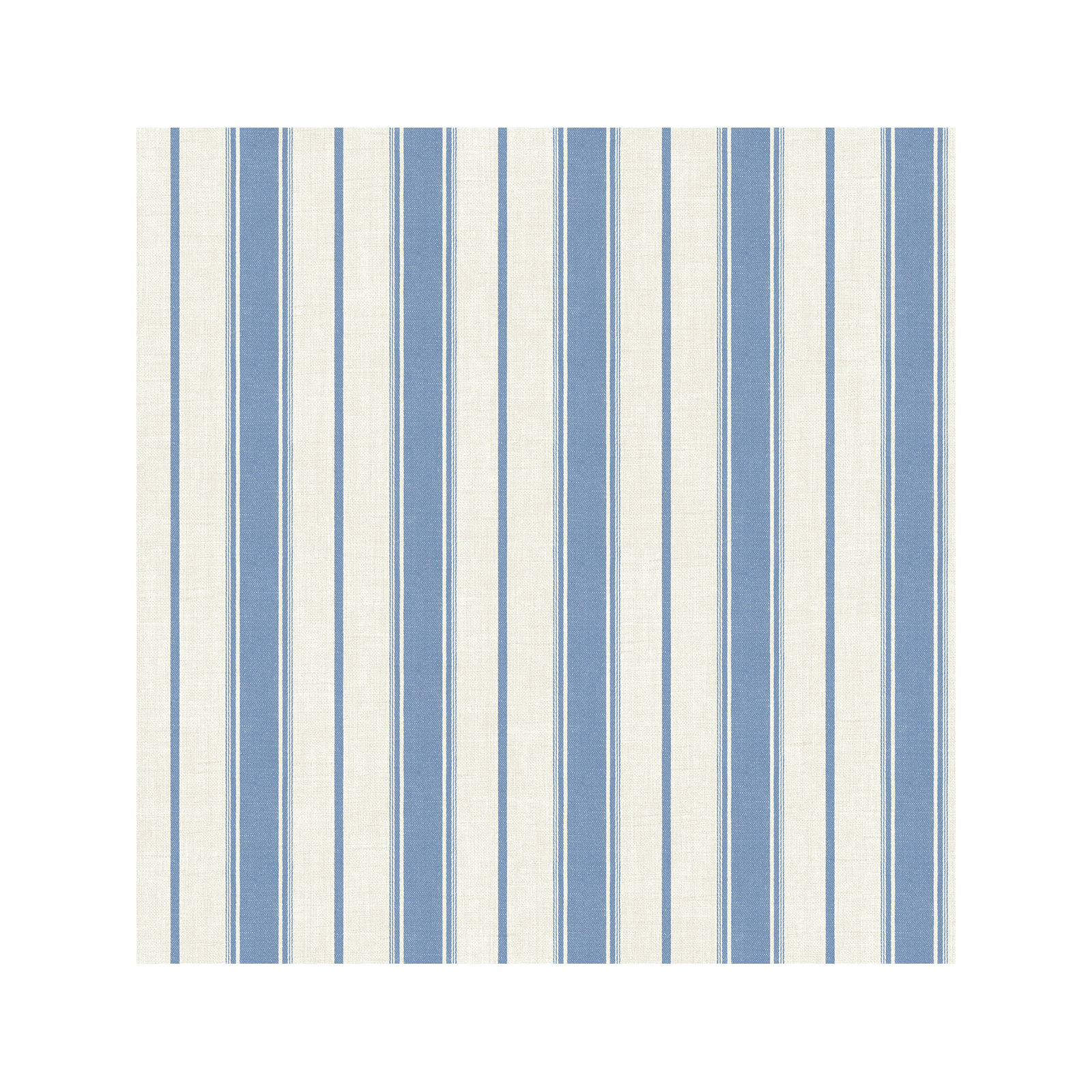 Leota Striped Wallpaper, Blue Bell