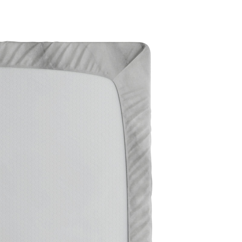Drap-housse orange Ambesonne, Gris / marbre cendré 1, Drap-housse pour lit simple TG