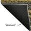 Tapis doré de qualité supérieure lavable à la machine Cerrito AMF598-105149576