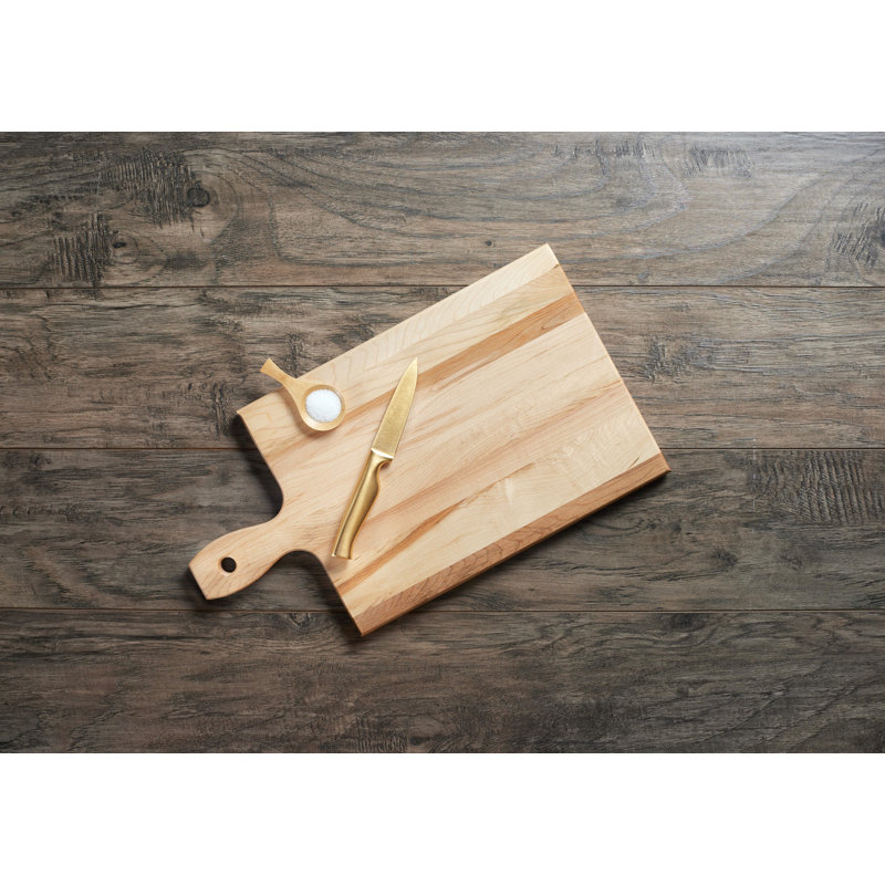 Canadian Maple Reversible Paddle Cutting Board