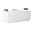 Soluri 1720mm x 830mm Whirlpool Acrylic Bathtub with Tap