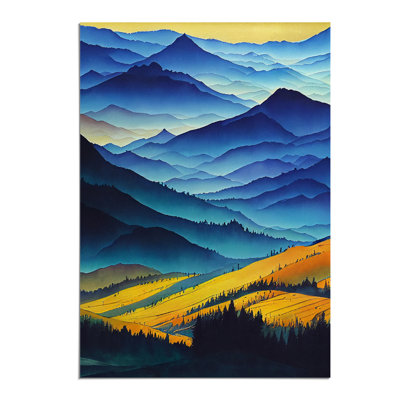 Painting of a Mountain Landscape No.6 - Wall Art