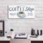 «August Barn», "White Barn Signs II Navy" par Sue Schlabach, art mural sur toile-740804784