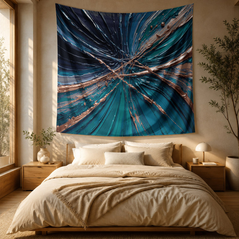 Tapisserie murale Sci Fi Quantum, 51" x 60"