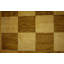 Tapis de zone en laine beige/brun 4 pi 11 po x 6 pi 5 po one-of-kind à la main noué la Nash