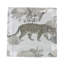 Leopard Walk Hemstitch Cocktail 6" Linen/Cotton Napkin-122609853