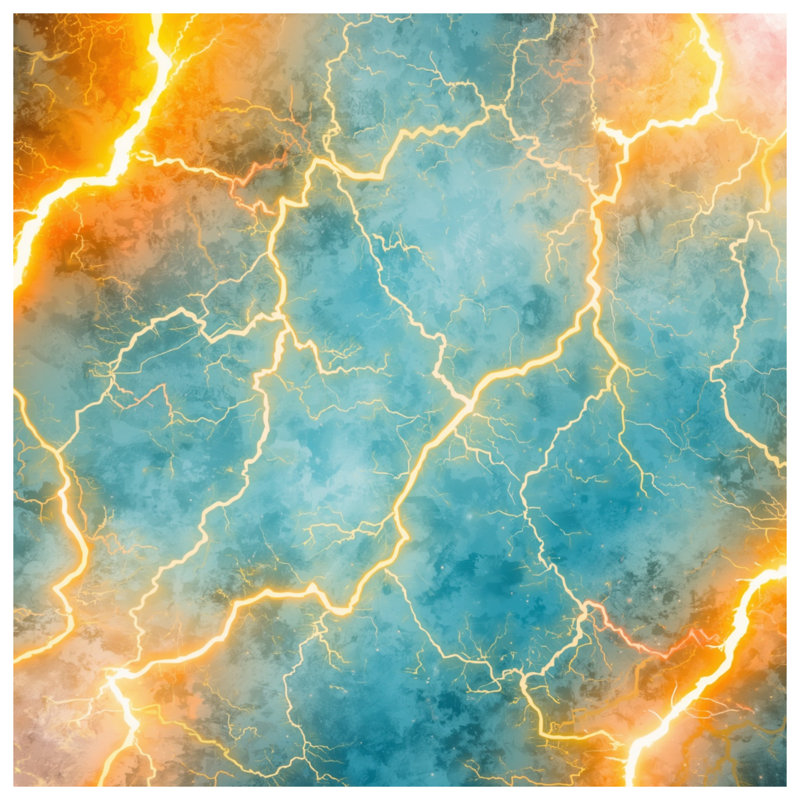 Couvertures électriques Lightning Storm, 60in W x 80in H