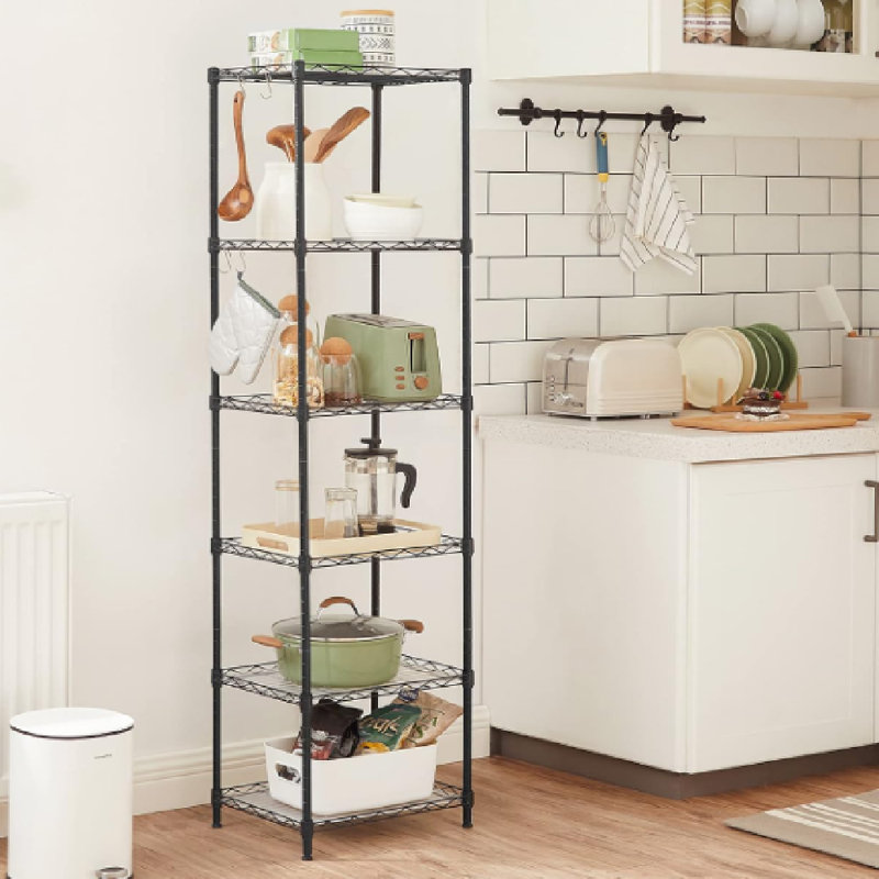 40cm W Metal Height -Adjustable Shelving Unit