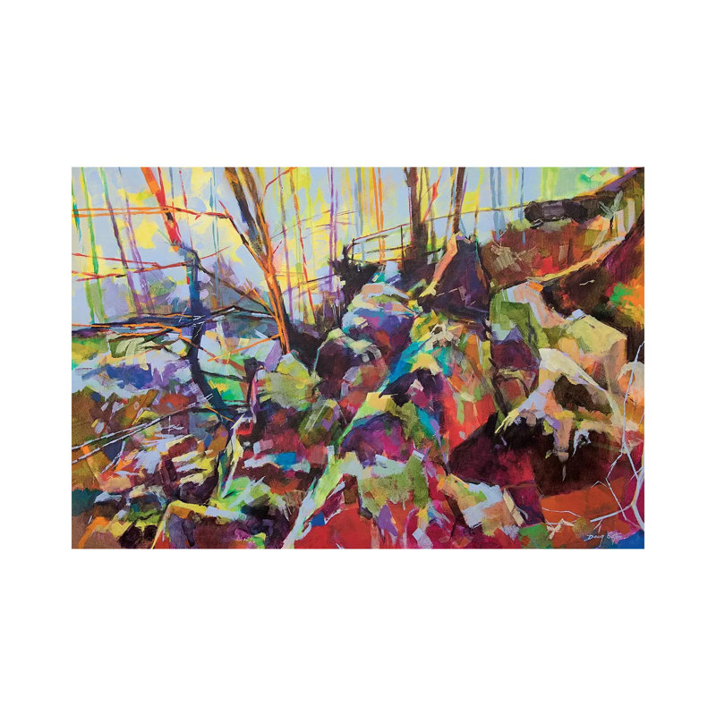 Scowles by Doug Eaton - Painting on Canvas, 101.6 cm H x 66.04 cm W x 1.91 cm D, Wrapped Canvas