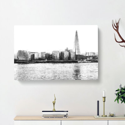 The Shard & London Skyline - Wrapped Canvas