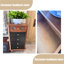 Armoire d'appoint en noyer massif et bois manufacturé