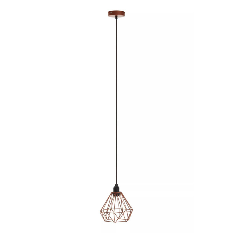 Reed 1 - Light Geometric Pendant, Copper