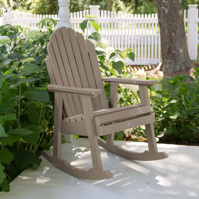 Chaise berçante Adirondack en plastique recyclé Hamilton