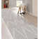 Tapis gris / ivoire en coton tissé à la main Simplicity