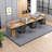 Mitsue Rectangle 3 Person Cubicle with Cable Management