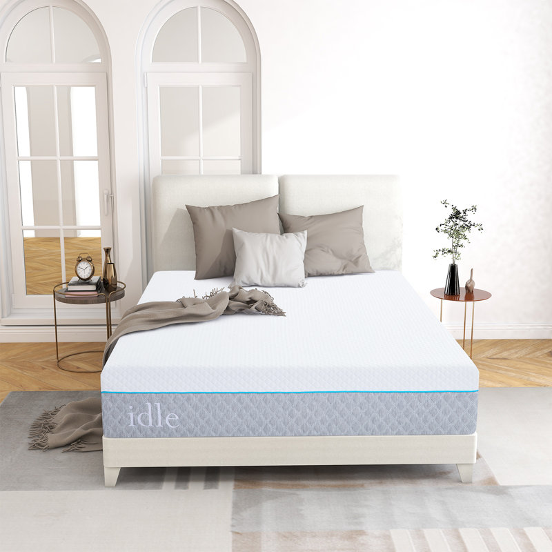 Matelas en mousse à mémoire de forme moyenne de 12 po Kolton, Complète