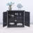 Durable Storage Sideboard with Acrylic Mirrored Doors-961739212-961739215