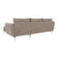 Modern L-Shape Corner Sofa Kimo with Silver Metal Legs-69378158-69378159