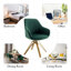 Velvet Swivel Accent Chair-1883373726