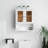  26 in. W x 30 in. H Bathroom Storage Wall Cabinet Fully Assembled with Sensor Light-1909904047