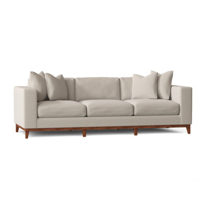 Noel 100" Square Arm Velvet Sofa
