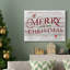 Merry Christmas - Toile tendue avec châssis de qualité supérieure - Prêt à être accroché-1849879591